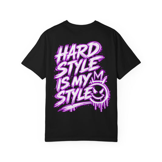 Hardstyle Is My Style T-Shirt — Neon Purple