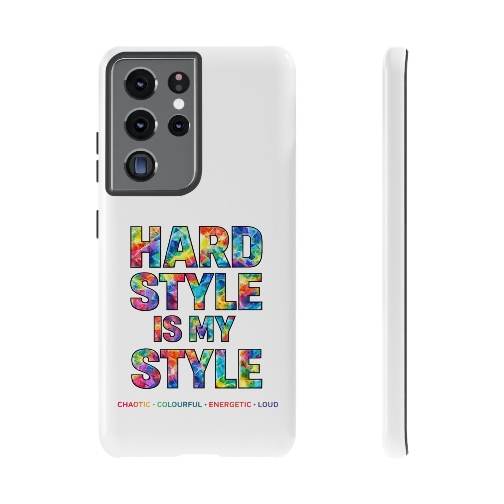 Hardstyle White Tough Phone Case — Hardstyle is my Style