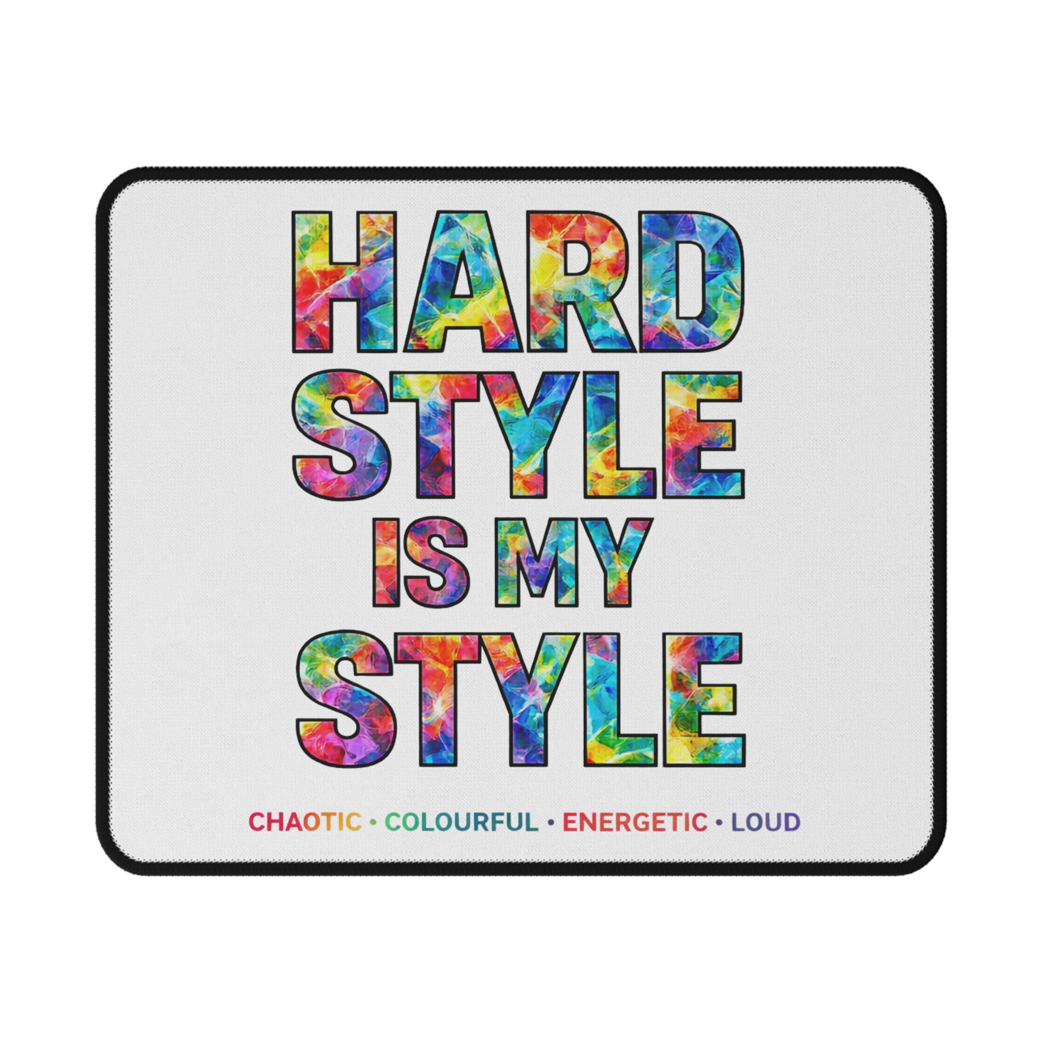 Hardstyle White Non-Slip Gaming Mouse Pad — Hardstyle is my Style