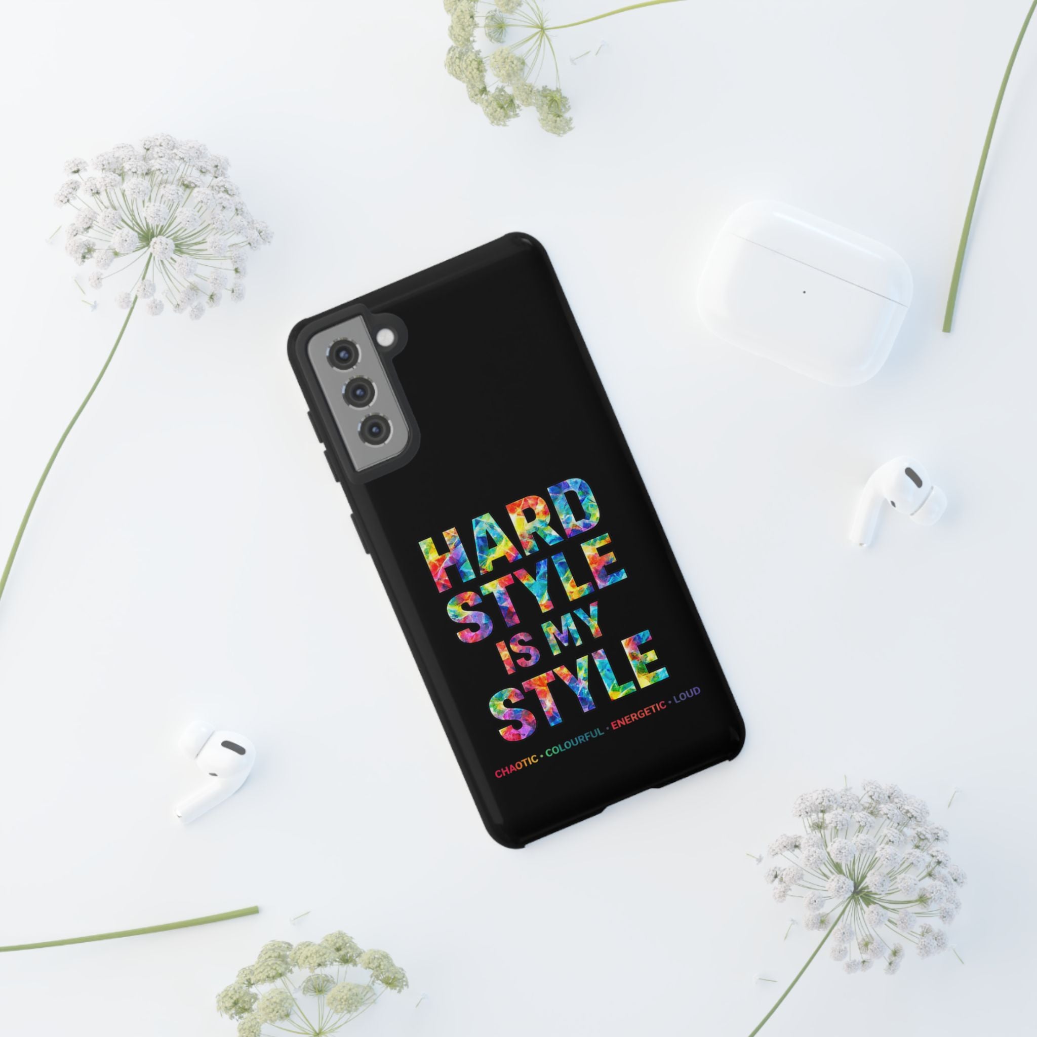 Hardstyle Black Tough Phone Case — Hardstyle is my Style