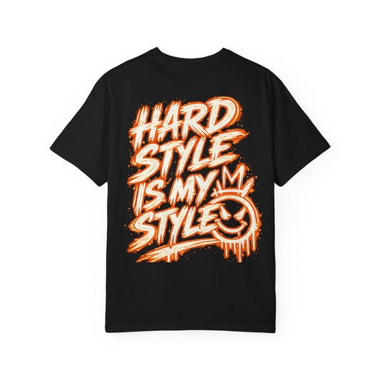 Hardstyle Is My Style T-Shirt — Neon Orange