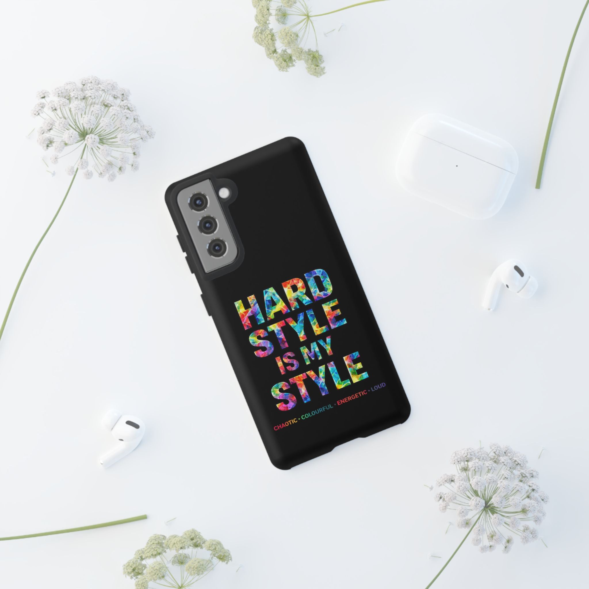Hardstyle Black Tough Phone Case — Hardstyle is my Style