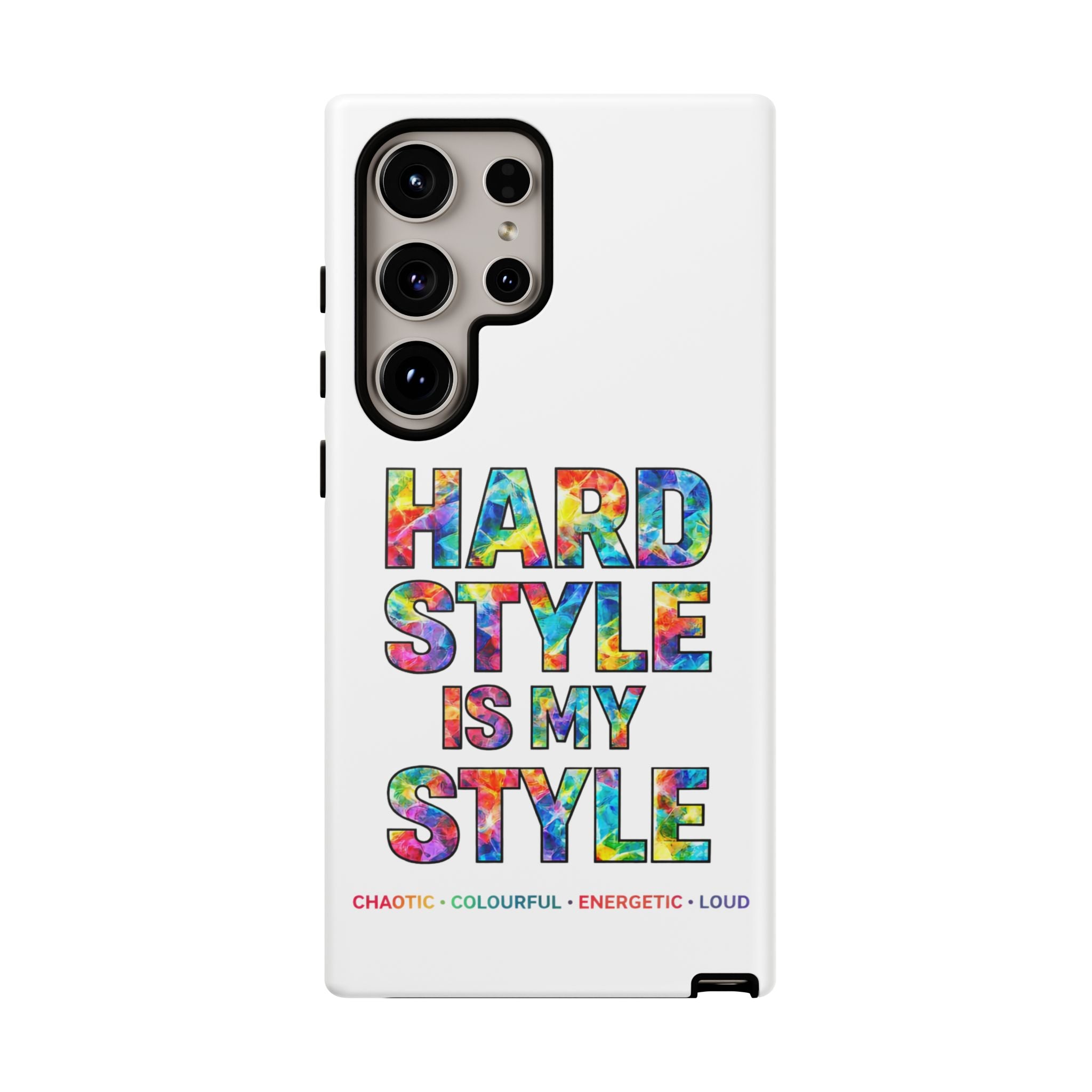 Hardstyle White Tough Phone Case — Hardstyle is my Style