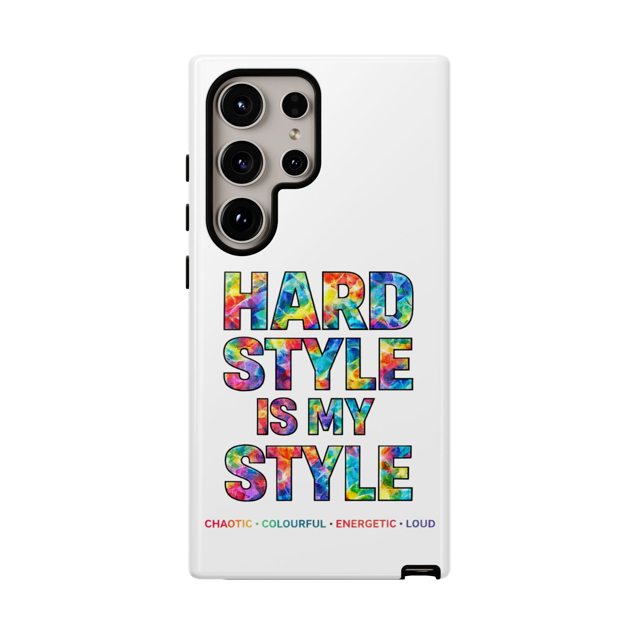 Hardstyle White Tough Phone Case — Hardstyle is my Style