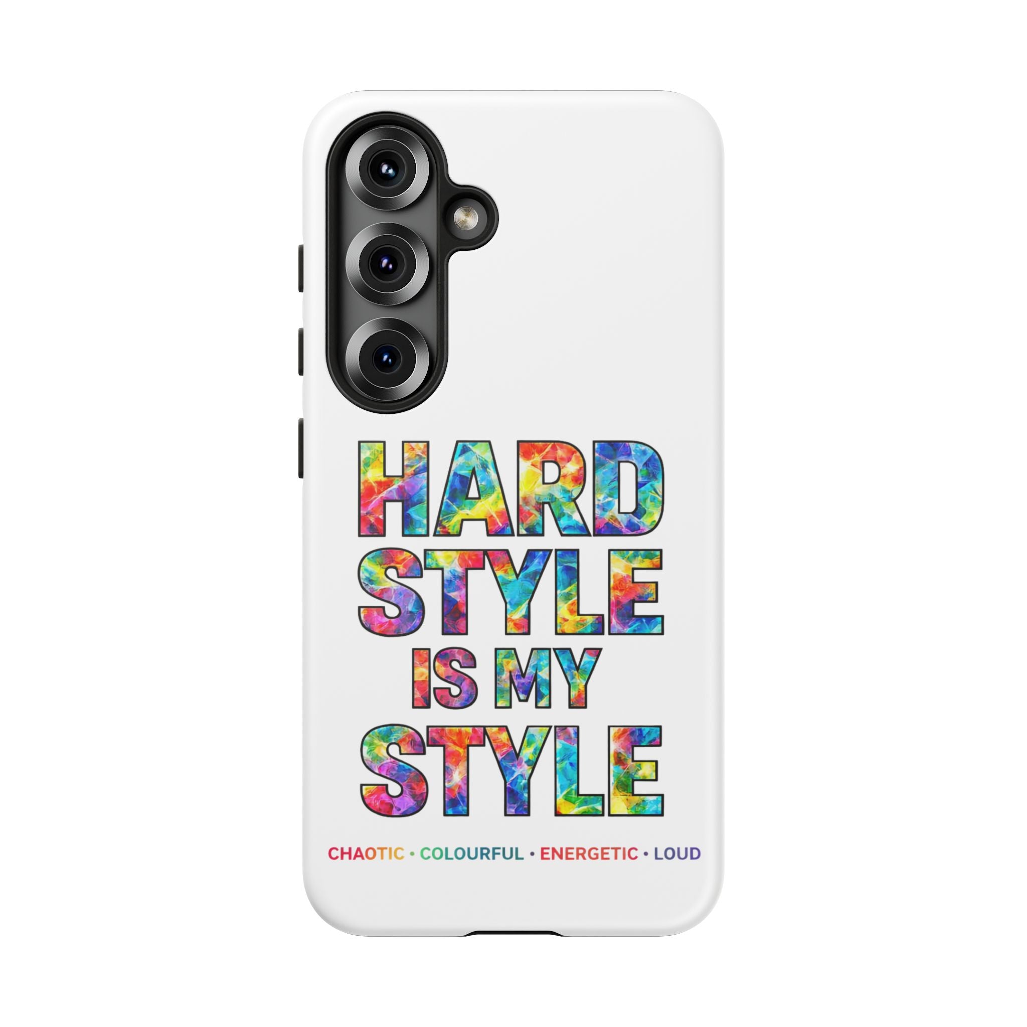 Hardstyle White Tough Phone Case — Hardstyle is my Style