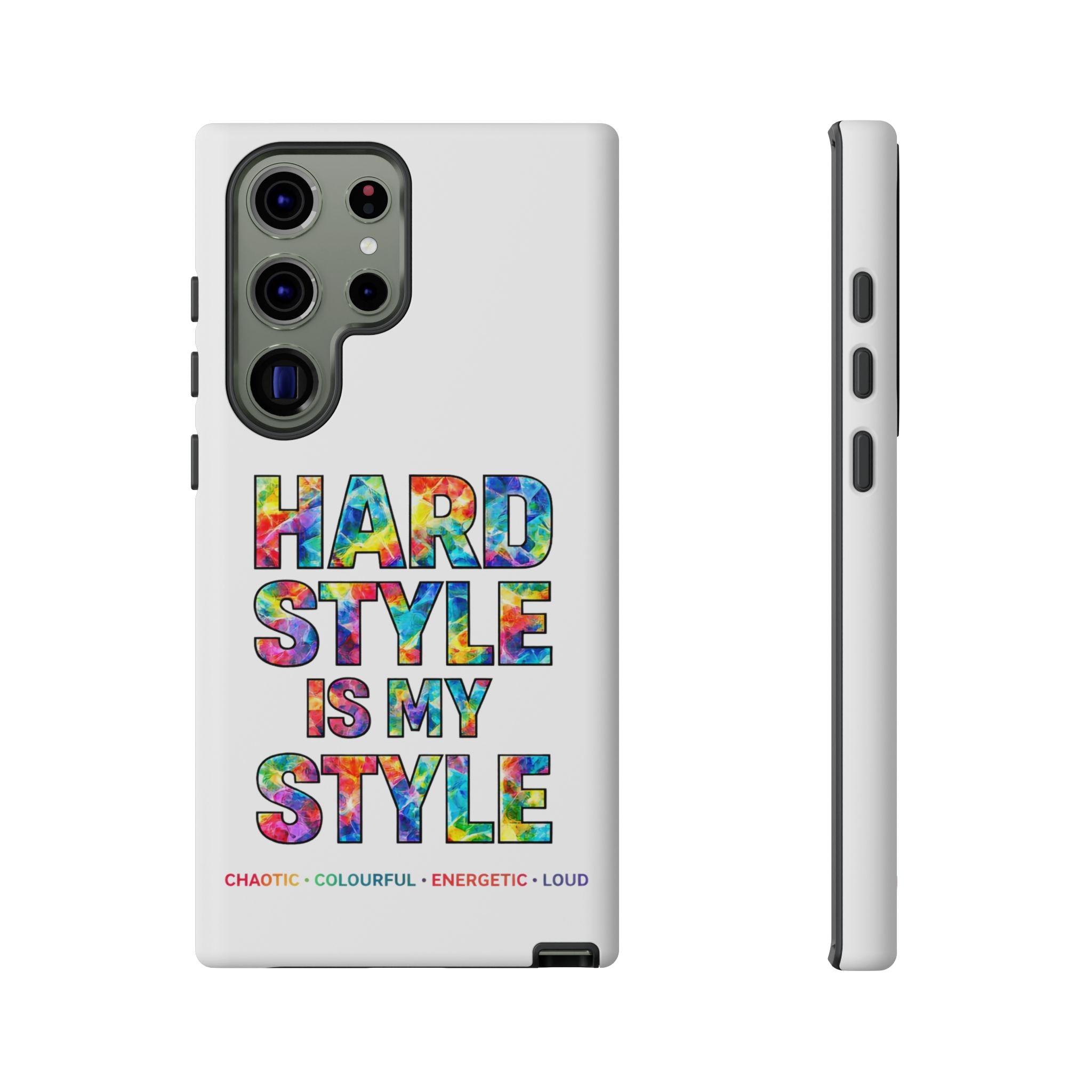 Hardstyle White Tough Phone Case — Hardstyle is my Style