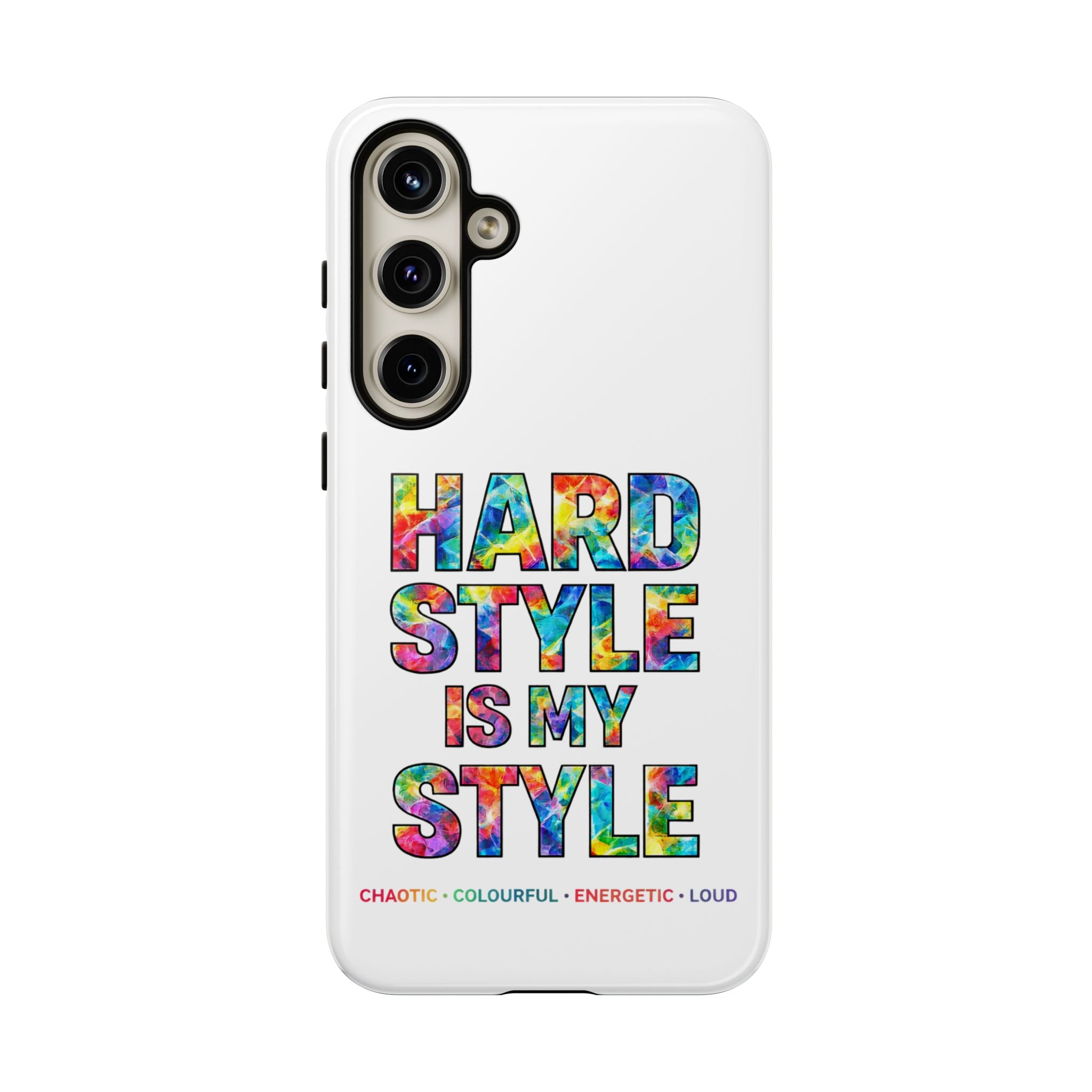 Hardstyle White Tough Phone Case — Hardstyle is my Style