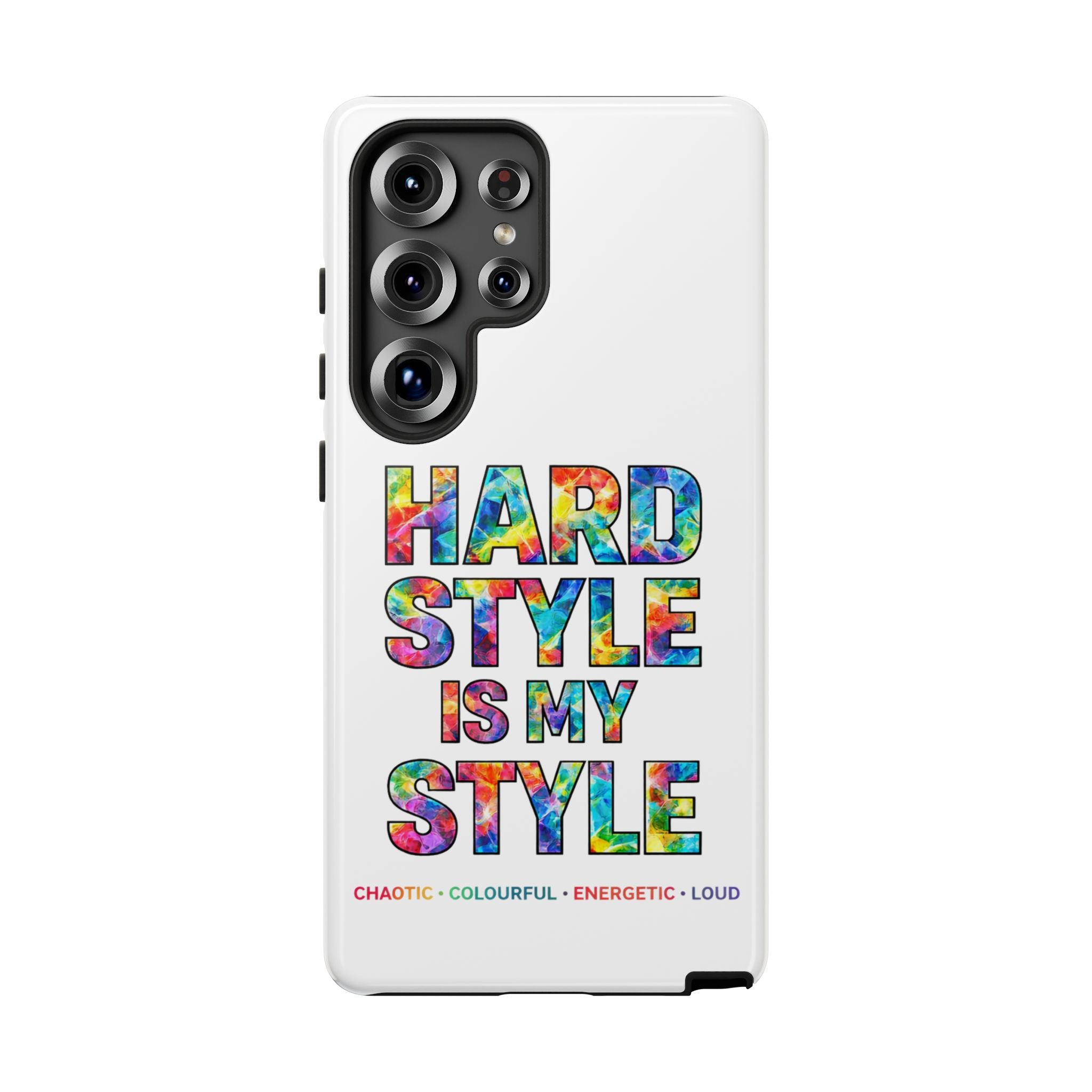 Hardstyle White Tough Phone Case — Hardstyle is my Style