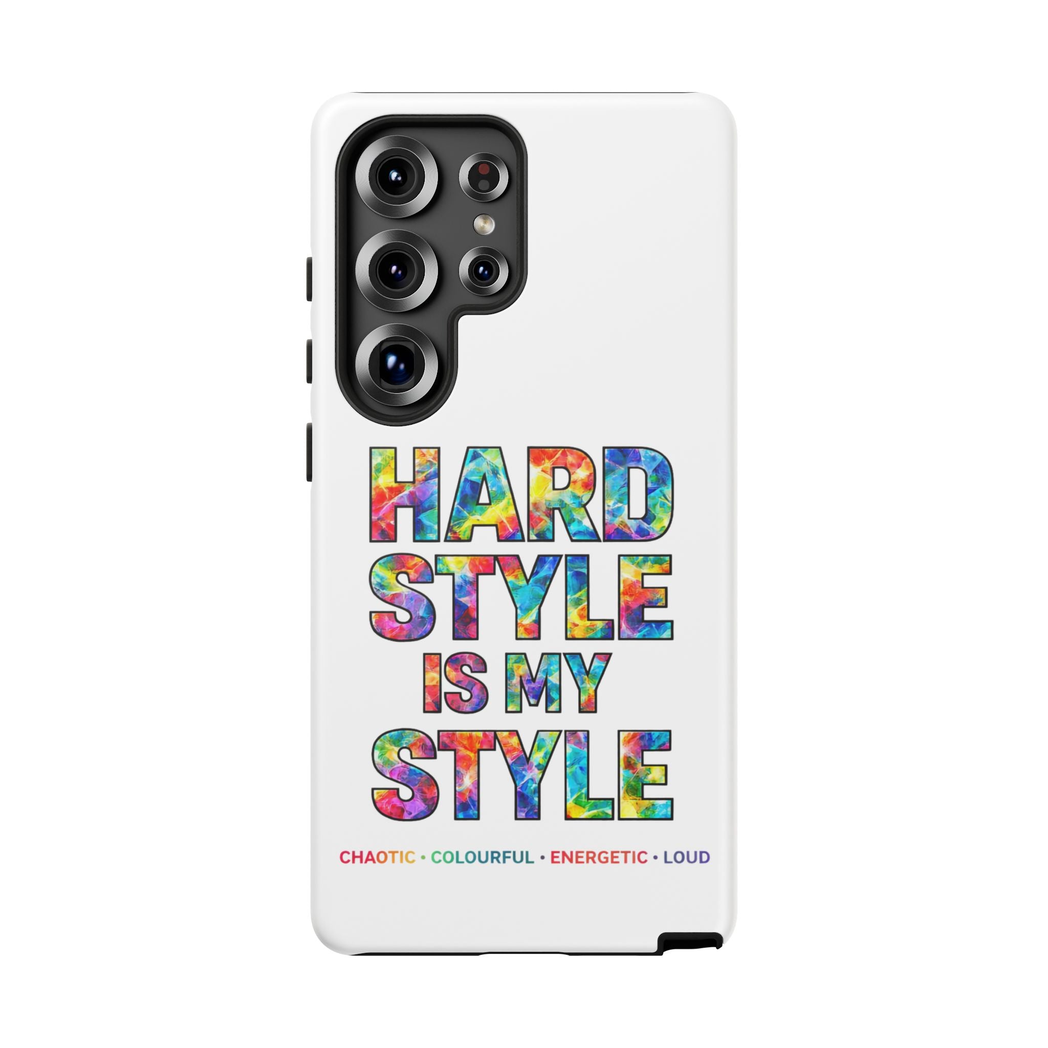 Hardstyle White Tough Phone Case — Hardstyle is my Style
