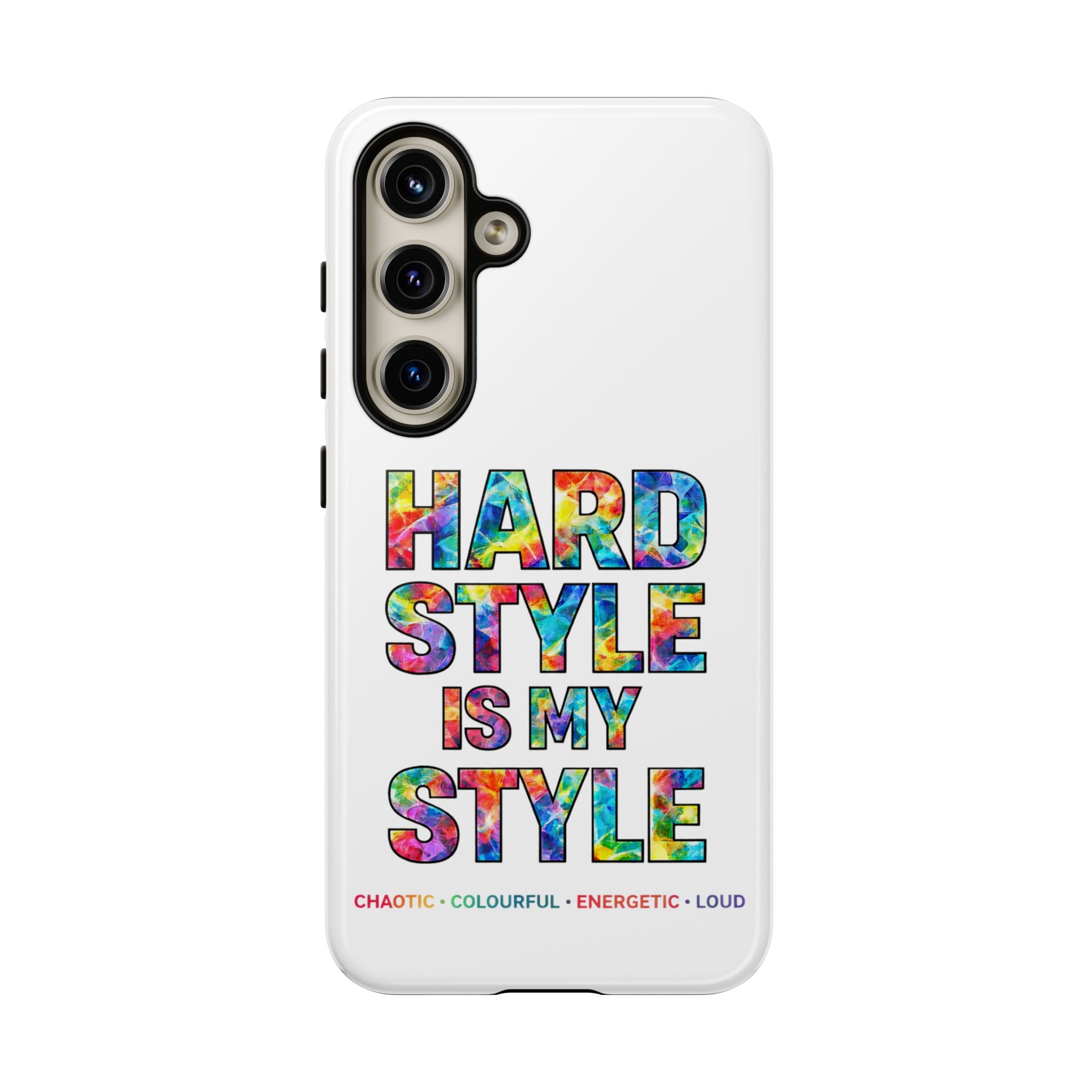 Hardstyle White Tough Phone Case — Hardstyle is my Style