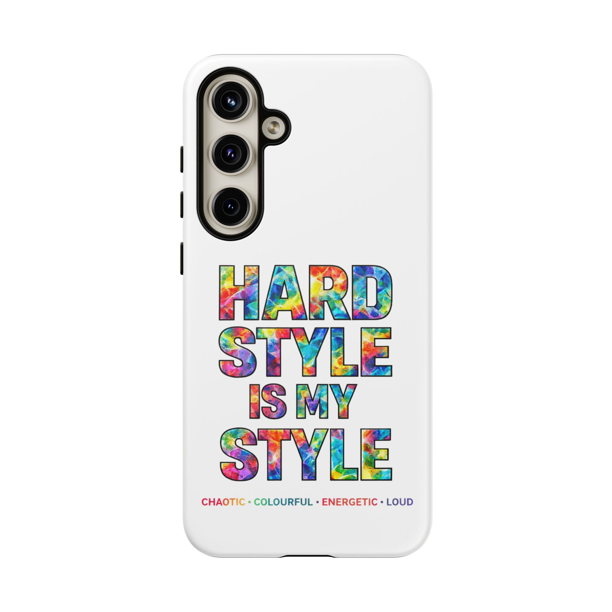Hardstyle White Tough Phone Case — Hardstyle is my Style