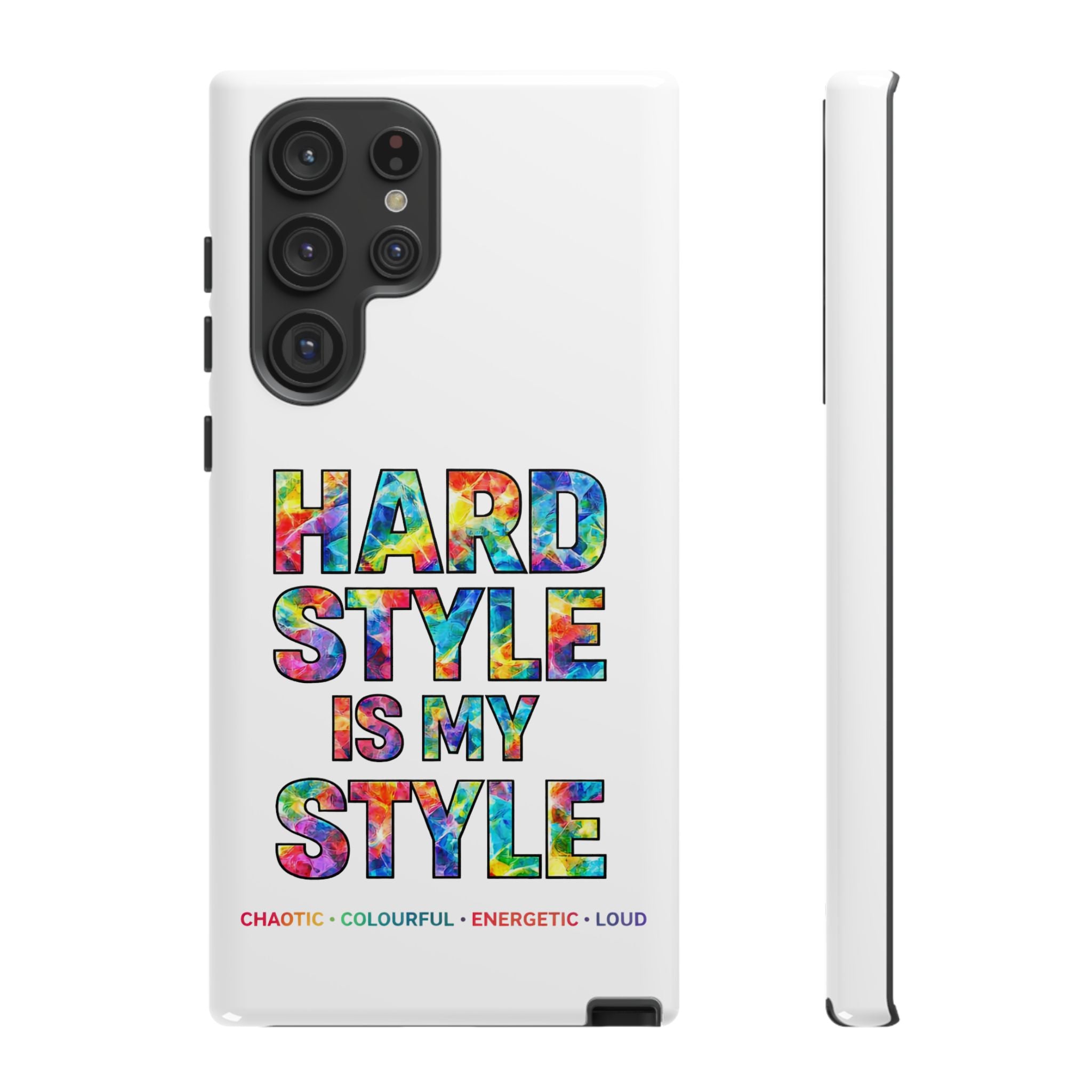 Hardstyle White Tough Phone Case — Hardstyle is my Style