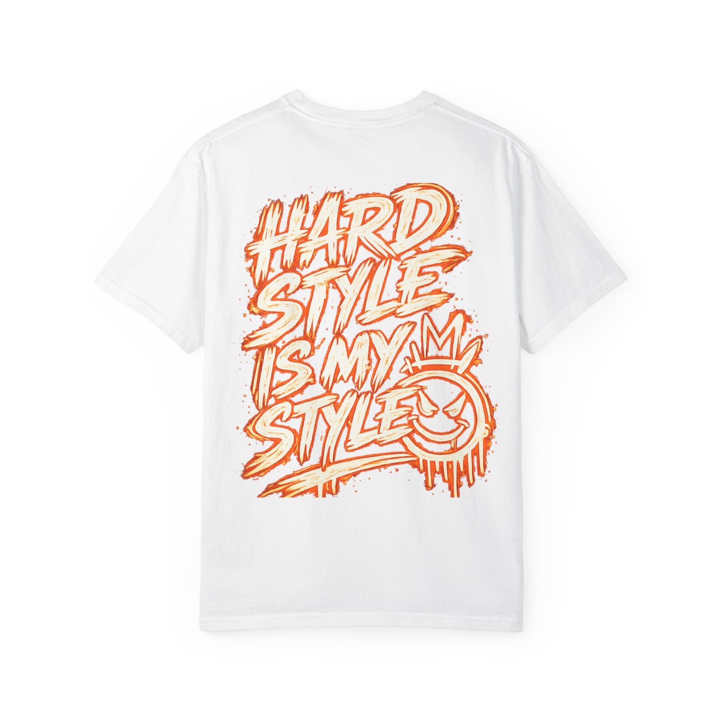 Hardstyle Is My Style T-Shirt — Neon Orange