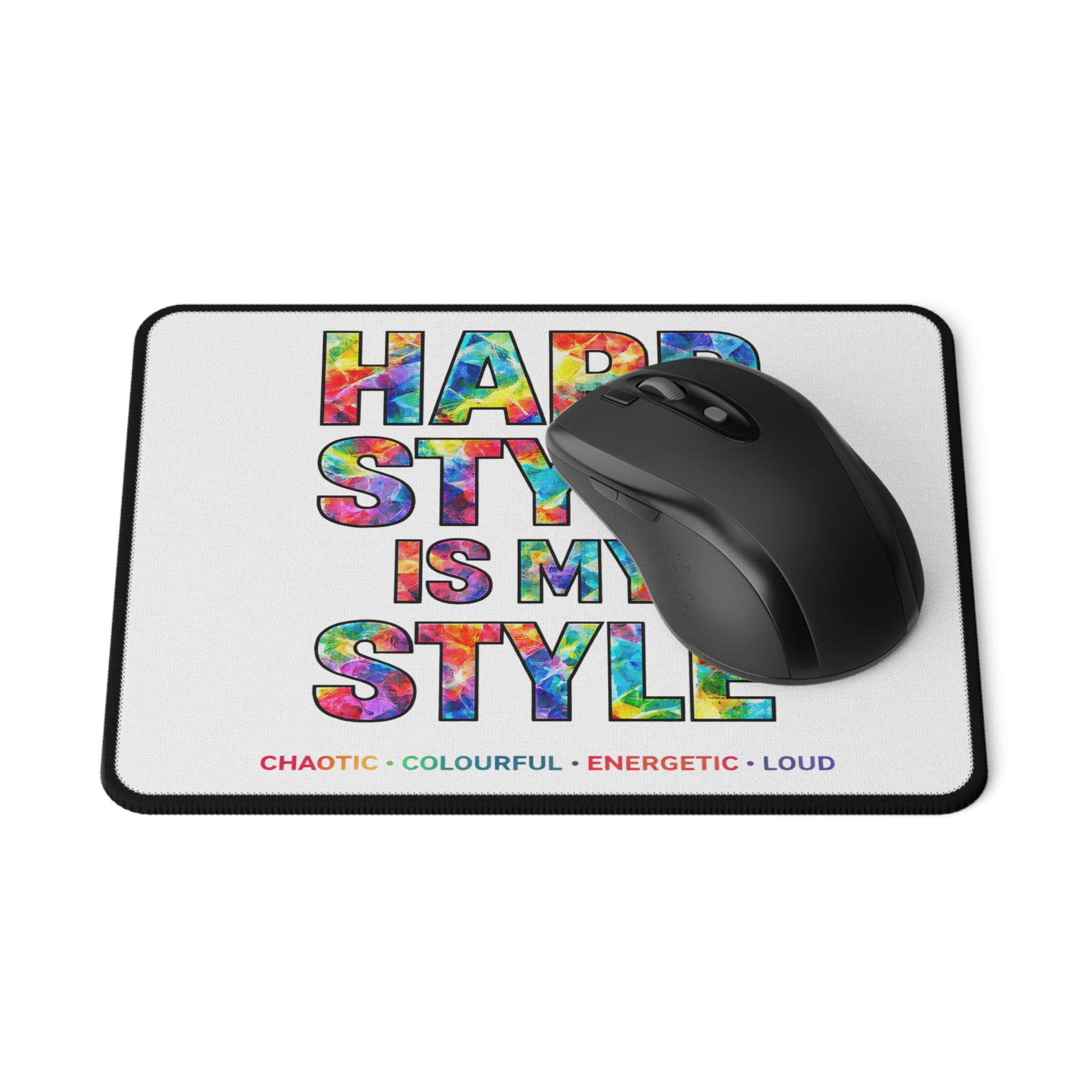 Hardstyle White Non-Slip Gaming Mouse Pad — Hardstyle is my Style