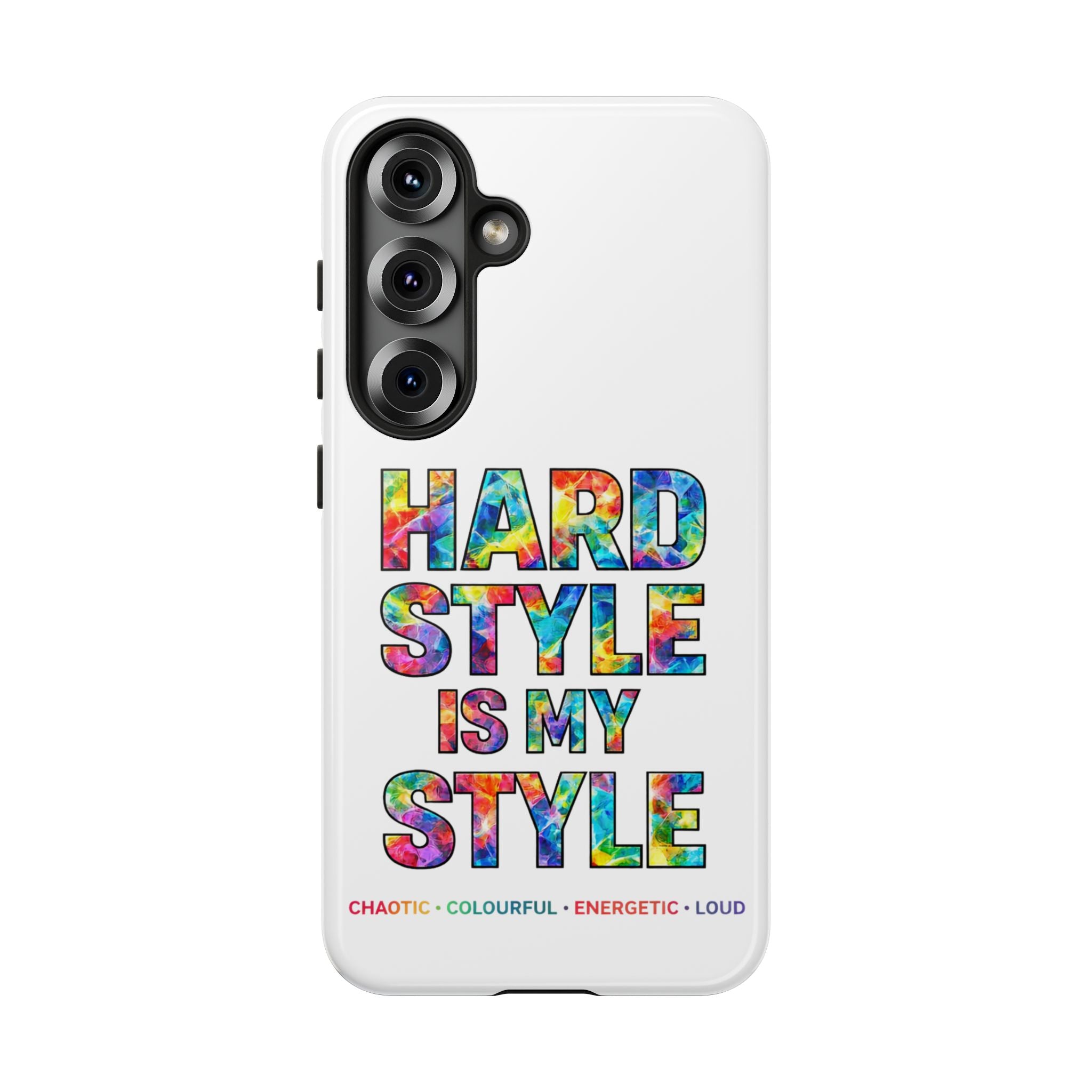 Hardstyle White Tough Phone Case — Hardstyle is my Style